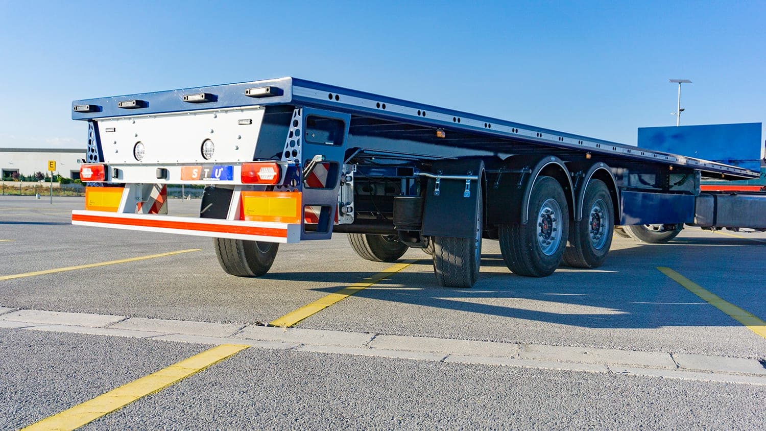 Reinforced Platform Trailer Deck.