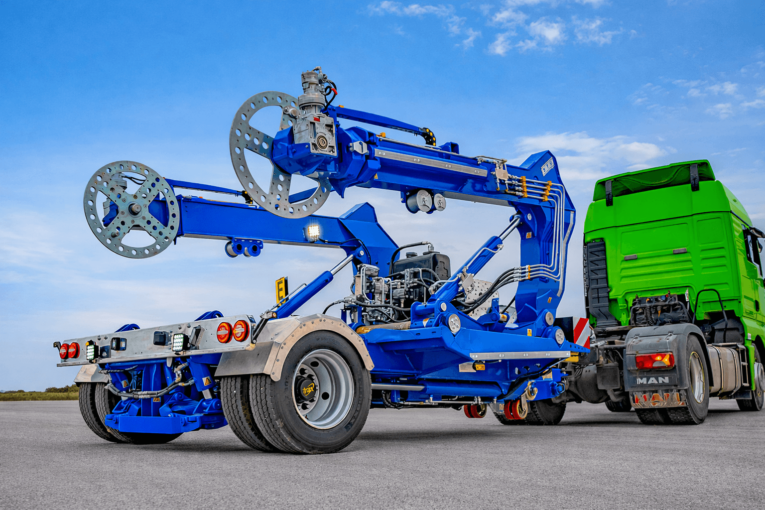 Reel Cable Roller Trailer