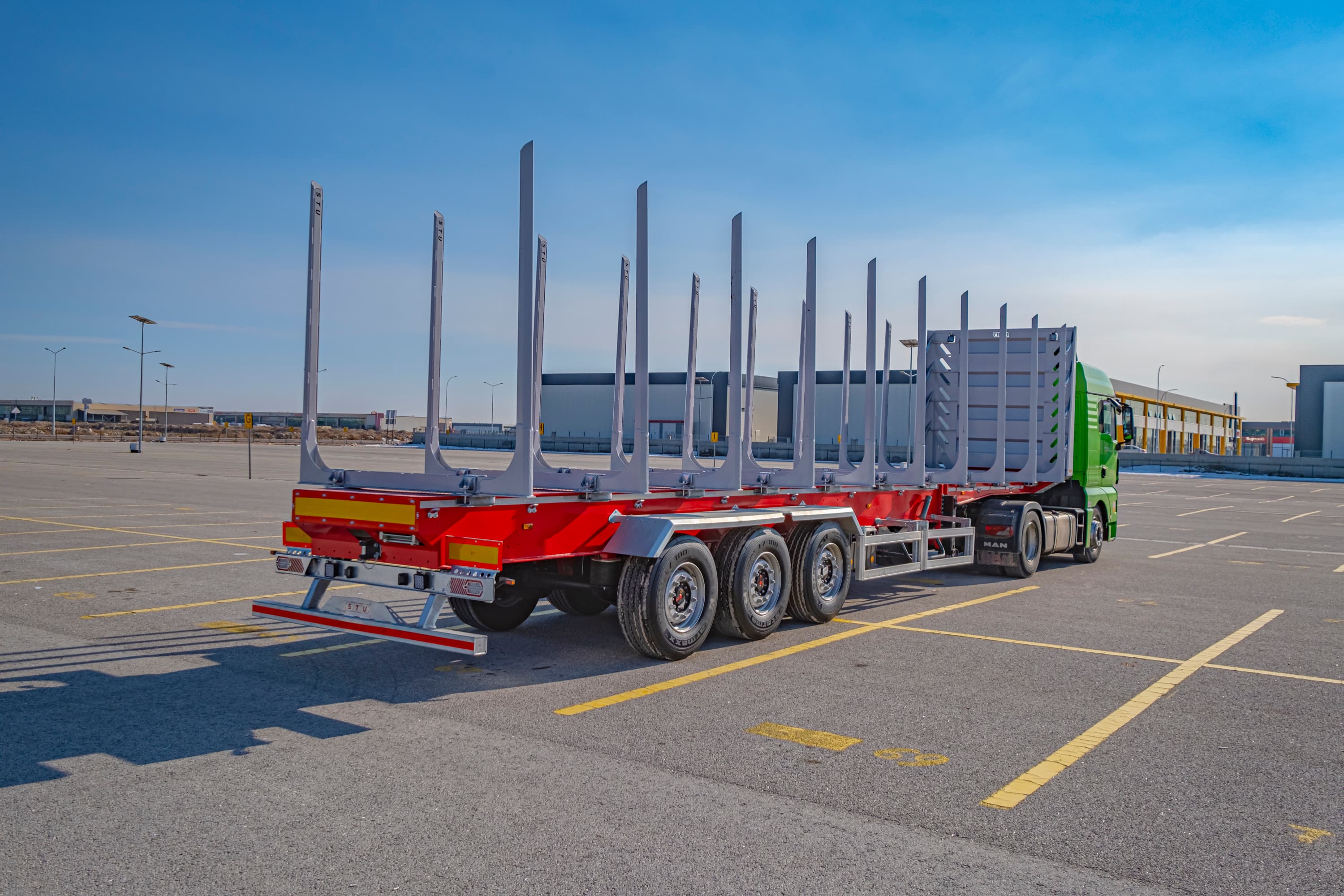 Reliable Log Trailers for Heavy Timber Loads.
